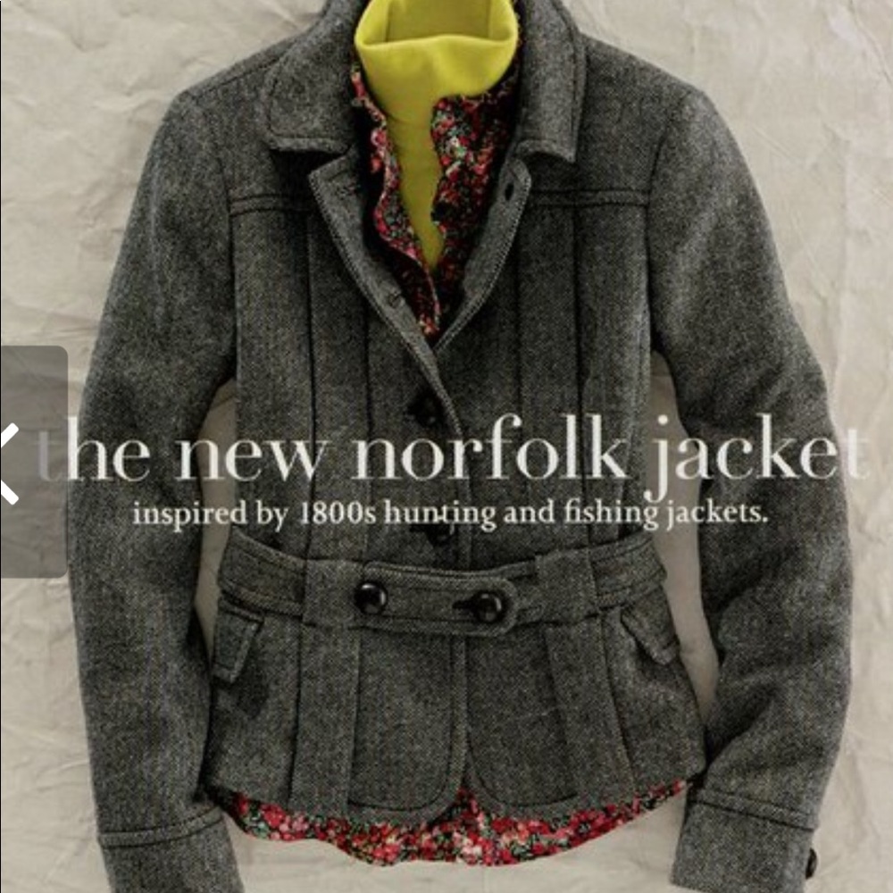 J. Crew Black Norfolk Jacket